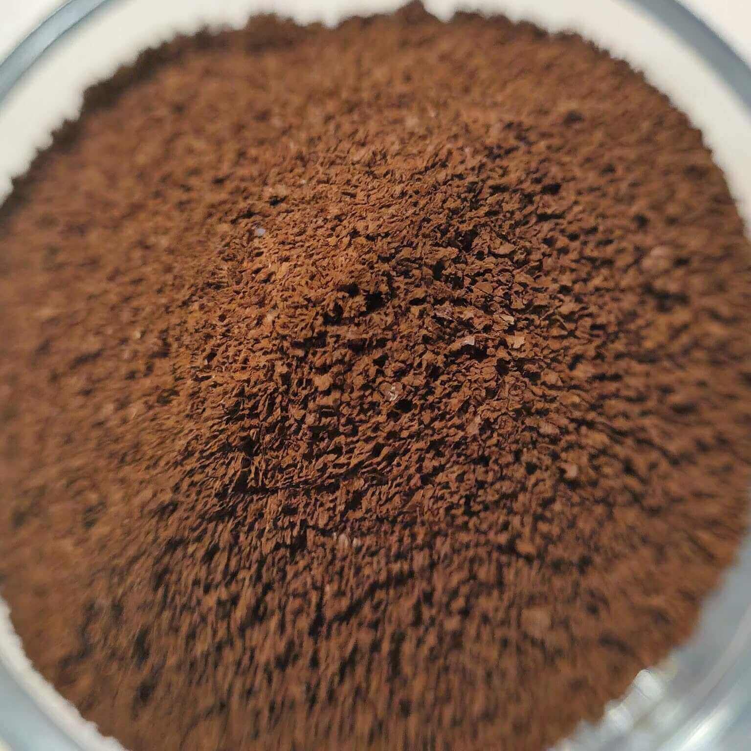 Close-up of cocoa powder in a container