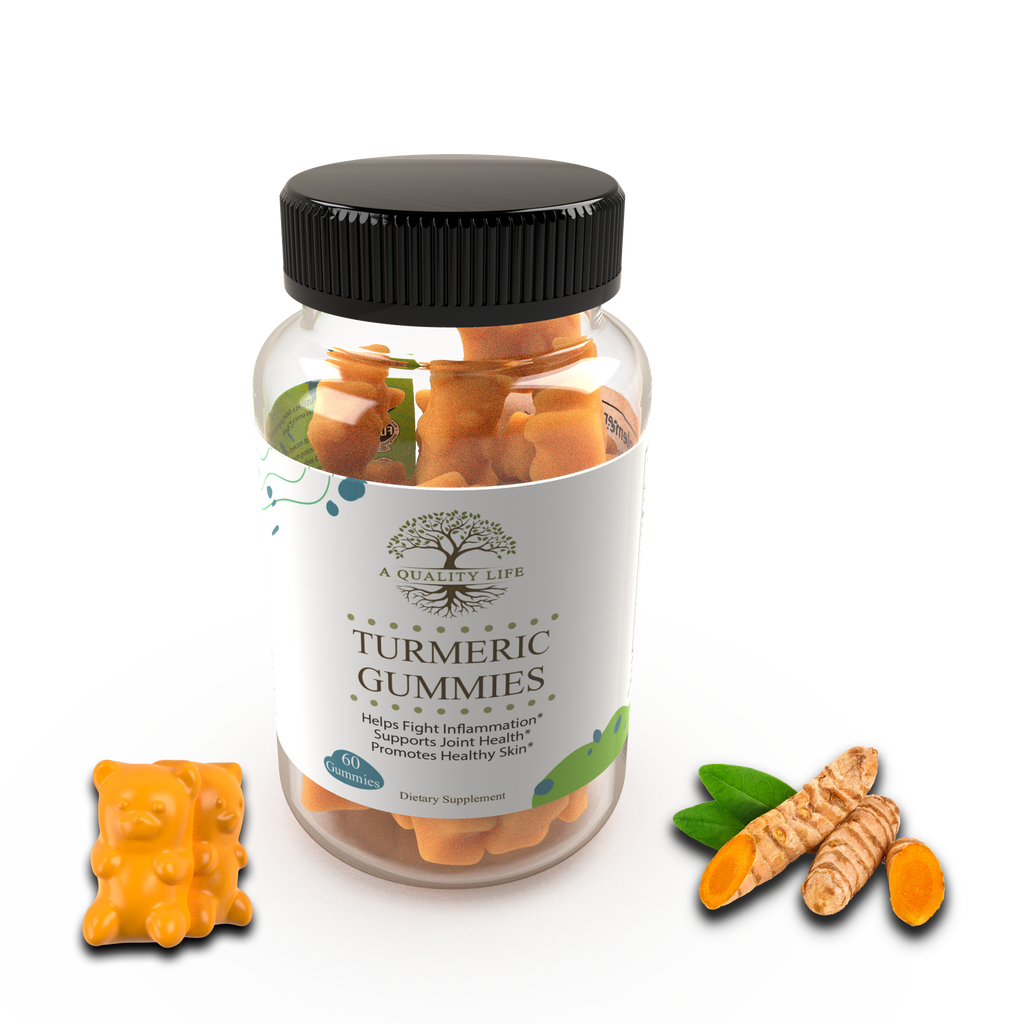 bottle of turmeric gummies