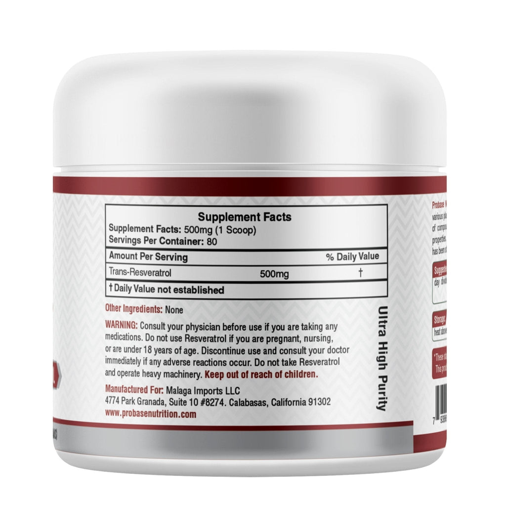 Supplement container with label showing supplement facts and warnings on a white background